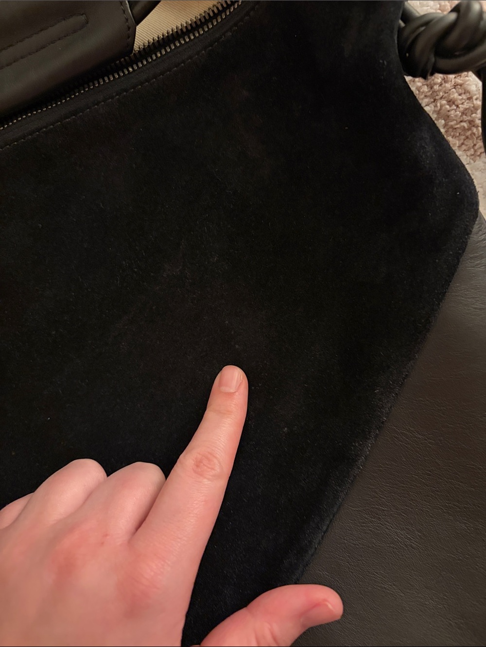 Ratio Et Motus Solvit Leather/Suede bag - Picture 10 of 11